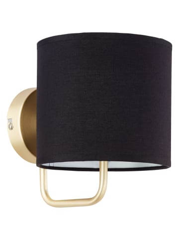 Brilliant Clarie Wandleuchte in messing gebürstet/schwarz
