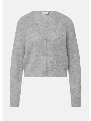 comma CI Strickjacke langarm in Grau
