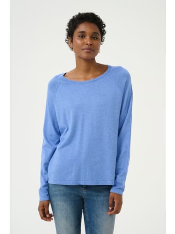 CULTURE Strickpullover CUannemarie Relaxed fit in Ultramarine Melange