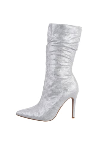 Ital-Design Stiefel in Silber