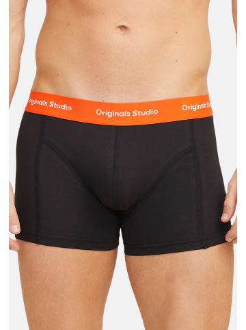 Jack & Jones Retro Short / Pant Vesterbro Solid in Orange / schwarz / blau