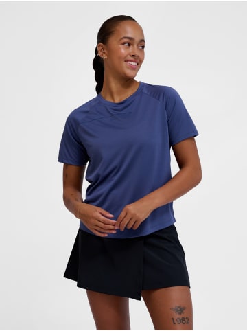 Hummel T-Shirt Hmlcourt Paddeltennis Damen in BLUE INDIGO