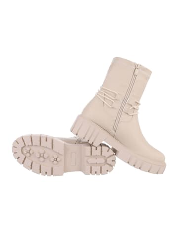 Ital-Design Stiefelette in Beige