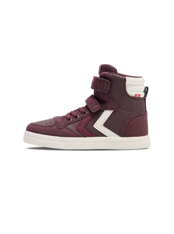 Hummel Sneaker High Slimmer Stadil Leather High Jr in CATAWBA GRAPE