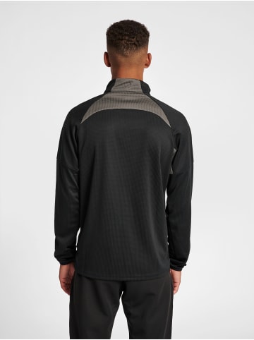 Hummel Halbreißverschluss Jacke Raglanärmel Hmllead Herren in BLACK
