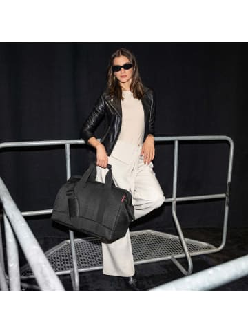 Reisenthel travelling allrounder L - Reisetasche 48 cm (forest gold) in mesh black