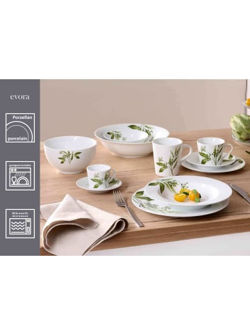 Ritzenhoff & Breker 6er Set Müslischalen Evora ø 15 cm in weiß-grün