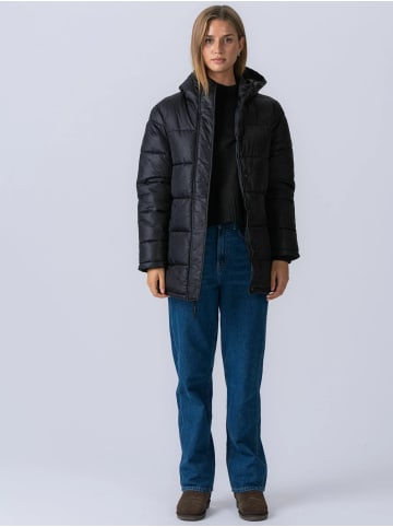 TeeShoppen Jacken Long Puffer in Black