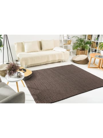 Flachgewebe Teppich Ralf 125 in Taupe