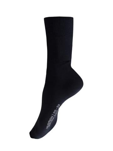 Hudson Socken Relax Cotton druckfreier Bund in Marine