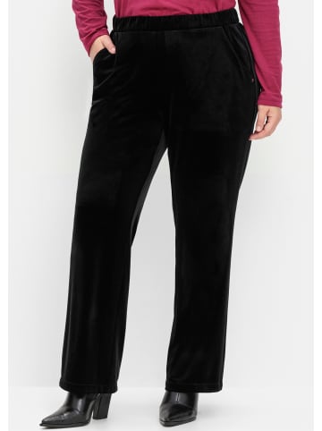 sheego Stretch-Hose in schwarz