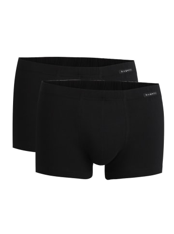 Bugatti Boxershort 2er Pack in Schwarz