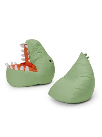 Lumaland LUMALAND Kindersitzsack-Set "Dino" (2-tlg.) - Pastell Grün