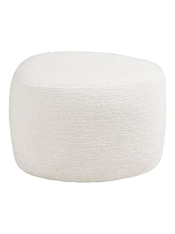 ebuy24 Pouf Fia Cremeweiß 40 x 55 cm