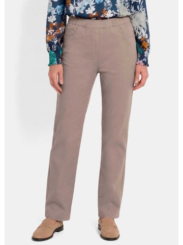 Kurzgröße:  Bequeme Jeanshose VERA in taupe