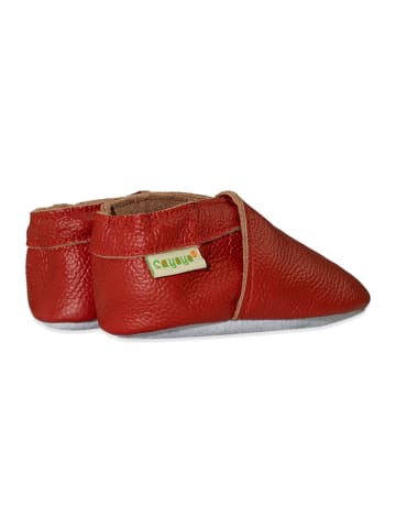Baby Krabbelschuhe aus Leder, weiche Lauflernschuhe mit rutschfester Sohle 