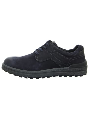 Schnürschuh in blau