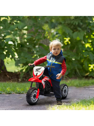 Kinder Elektro-Motorrad in Rot 71L x 40,5B x 43,5H cm