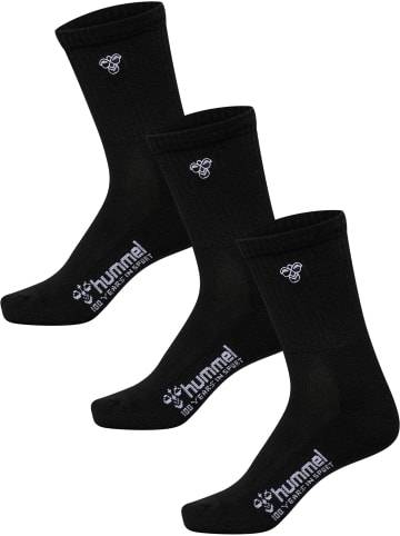 Crew Socken Hmljr 3-Pack Lebensstil Kinder in BLACK