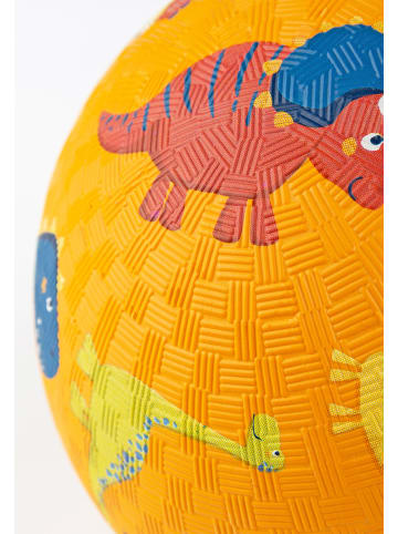 Kautschuk Ball Dino in orange