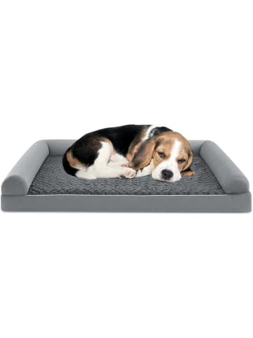 Orthopädisches Hundebett groß in Grau