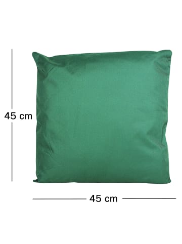 Outdoor Dekokissen 45x45cm inkl. Füllung in Dunkelgrün