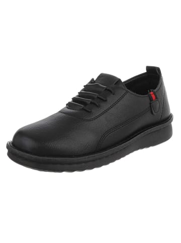 Halbschuh in Schwarz