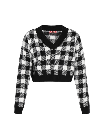 Women Sweater in black white
