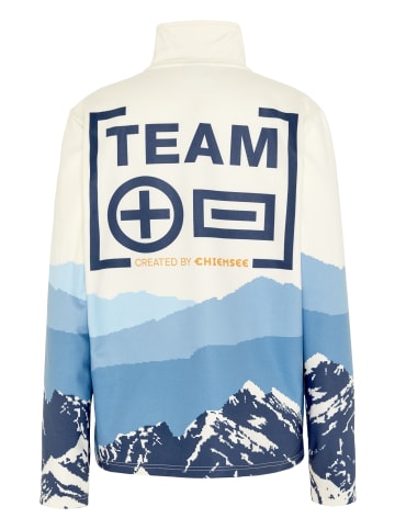 Fleecepullover in Grau