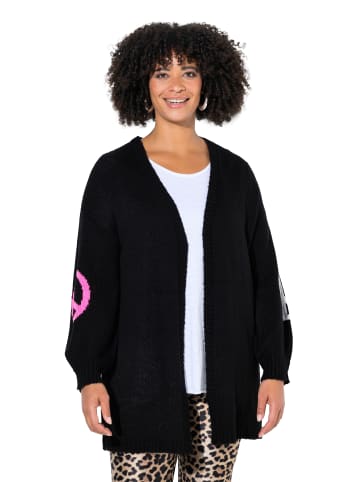 Strickjacke in schwarz