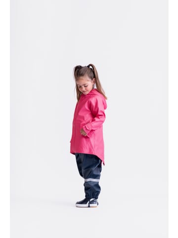 Regenmantel für Kinder 100% wasserdicht in pink