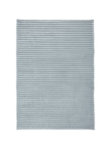 Fleece, Microfaser Wohndecke 2er-Pack Aosta in silbergrau