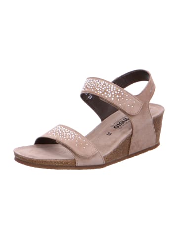 Keilsandaletten in Beige