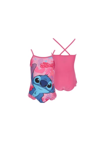 Lilo & Stitch Kinder Badeanzug Einteiler – Schwimmbad-Badeanzug in Rosa