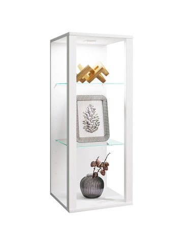 Vitrinenschrank GlasolMW  Weiß 35 x 35 cm