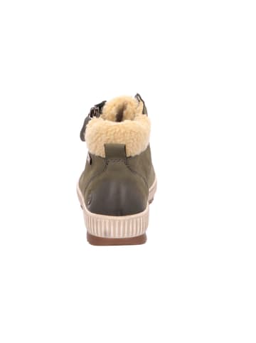 Schnürstiefeletten in moor beige forest