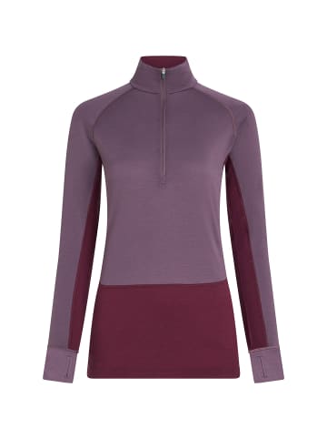 Unterhemd Wo Merino 200 ZoneKnit LS Half in Schwarz01101