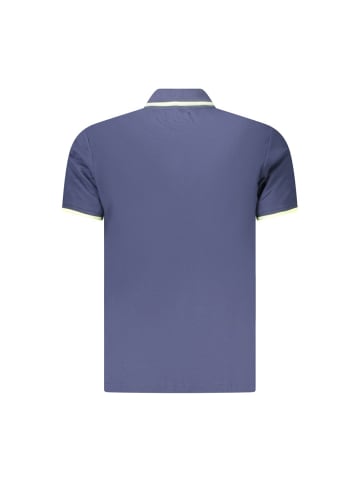 Blau Baumwolle Herren Polo Hemd