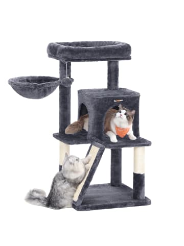 Katzenbaum Clawfy in Rauchgrau - (B)48 x (H)94.8 x (T)48 cm