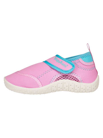 Aqua-Schuh Klettverschluss in flieder