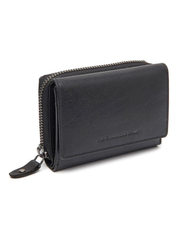 Rimili Geldbörse Leder 19 cm black
