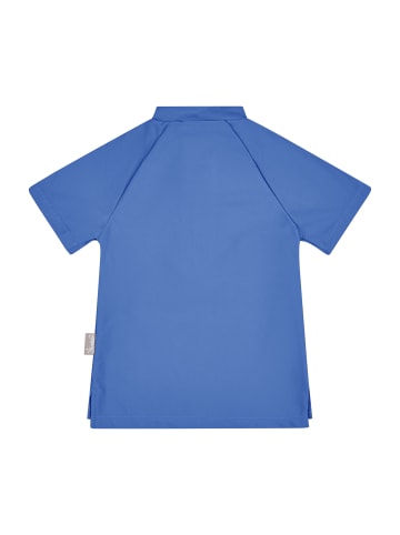 Badeshirt kurzarm uni in bläulich