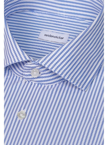 Performance-Hemd Slim in Mittelblau