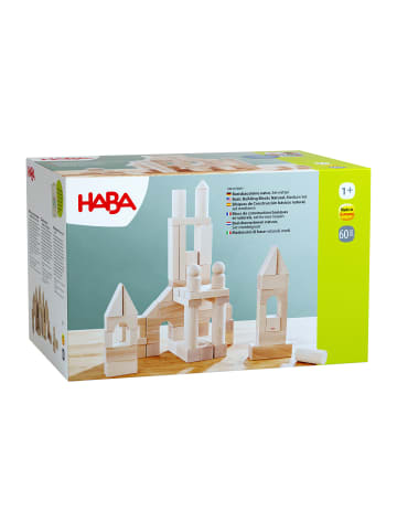 Spielbausteine Basisbausteine natur, Set mittel in mehrfarbig