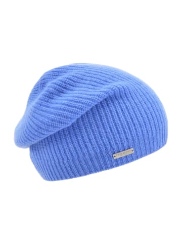 Strickmütze in blau