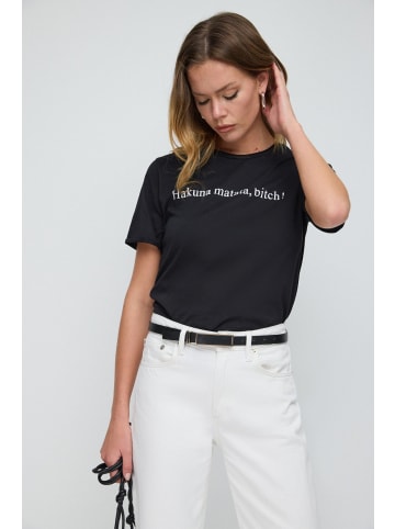 Shirt in Schwarz