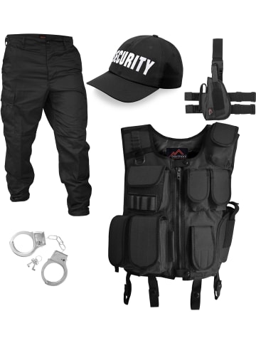 SWAT Karneval Kostüm Einsatzkostüm in Security