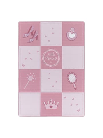 Kinder Teppich Paula in Pink