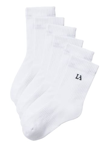 Tennissocken in 6x weiß