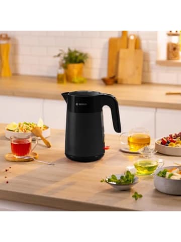 kabelloser Wasserkocher 2400 Watt in Schwarz